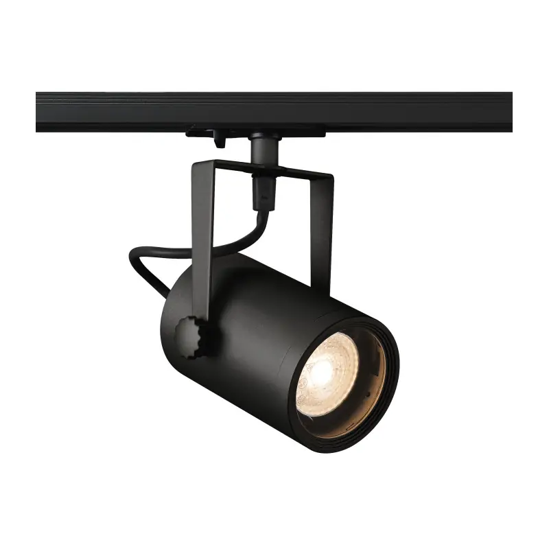 EURO SPOT TRACK, spot pour rail 1 allumage intérieur, noir, GU10/QPAR51, 25W max