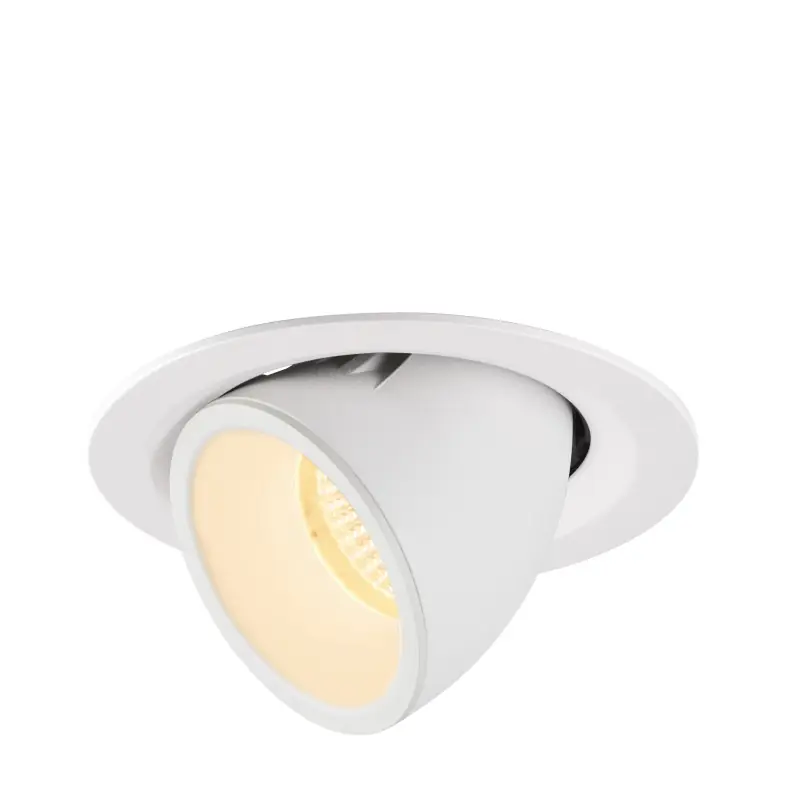 NUMINOS® GIMBLE M, encastré de plafond intérieur, 20 deg , blanc, LED, 17,5W, 3000K