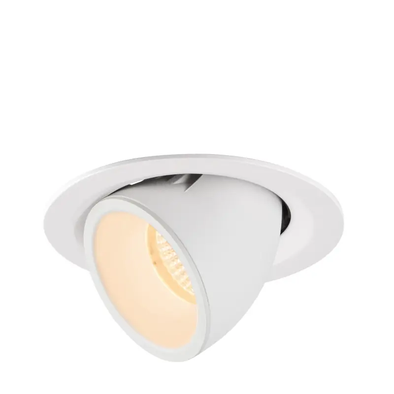 NUMINOS® GIMBLE M, encastré de plafond intérieur, 55 deg , blanc, LED, 17,5W, 2700K