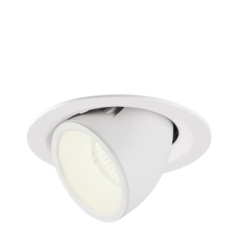 NUMINOS® GIMBLE M, encastré de plafond intérieur, 55 deg , blanc, LED, 17,5W, 4000K