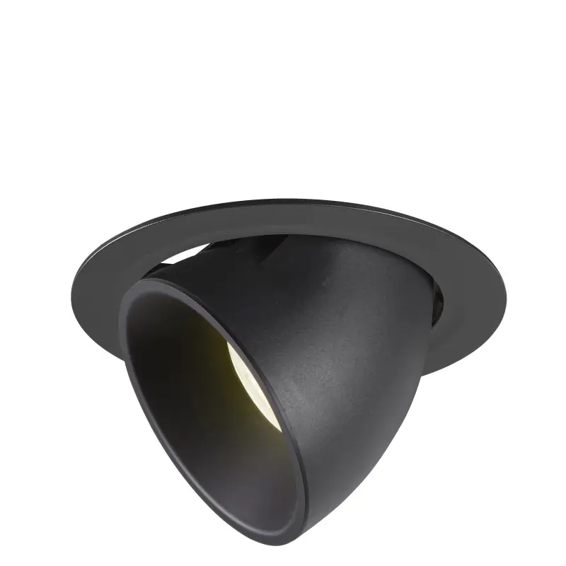 NUMINOS® GIMBLE XL, encastré de plafond intérieur, 55 deg , noir, LED, 37,4W, 4000K