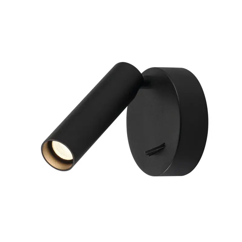 KARPO 30, applique intérieure, liseuse, noir, LED, 6W, 3000K, avec interrupteur