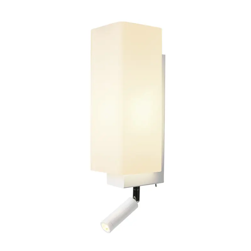QUADRASS SPOT, applique intérieure, liseuse, blanc, E27, max 40W, LED 2W, 3000K