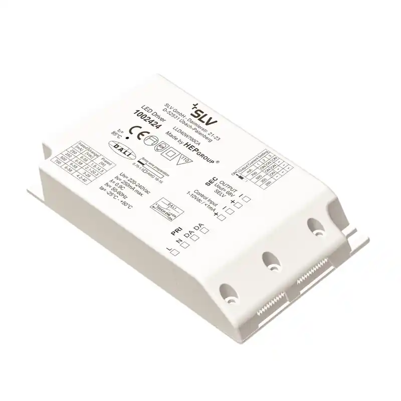 Alimentation LED DALI, intérieur, blanc, 40W, 500-1050mA, variable 1-10V / Dali