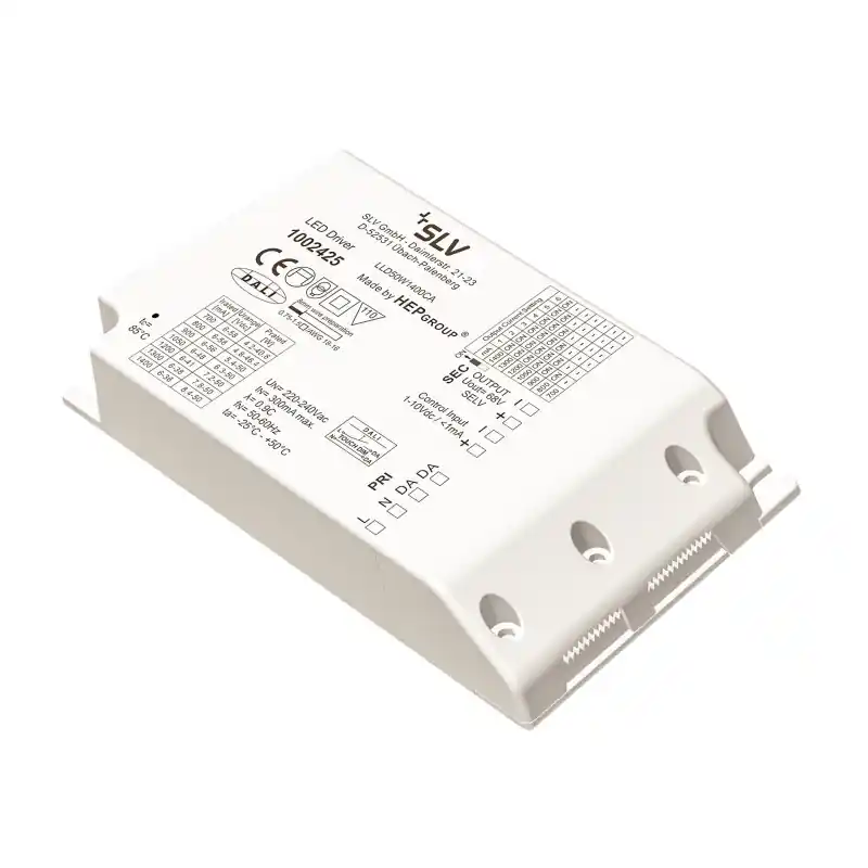 Alimentation LED DALI, intérieur, blanc, 50W, 700-1500mA, variable 1-10V / Dali