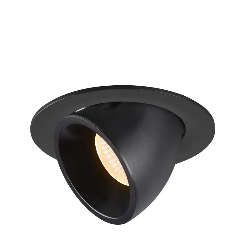 NUMINOS® GIMBLE L, encastré de plafond intérieur, 55 deg , noir, LED, 25,4W, 2700K