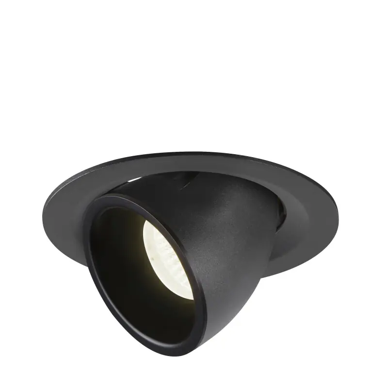 NUMINOS® GIMBLE M, encastré de plafond intérieur, 40 deg , noir, LED, 17,5W, 4000K