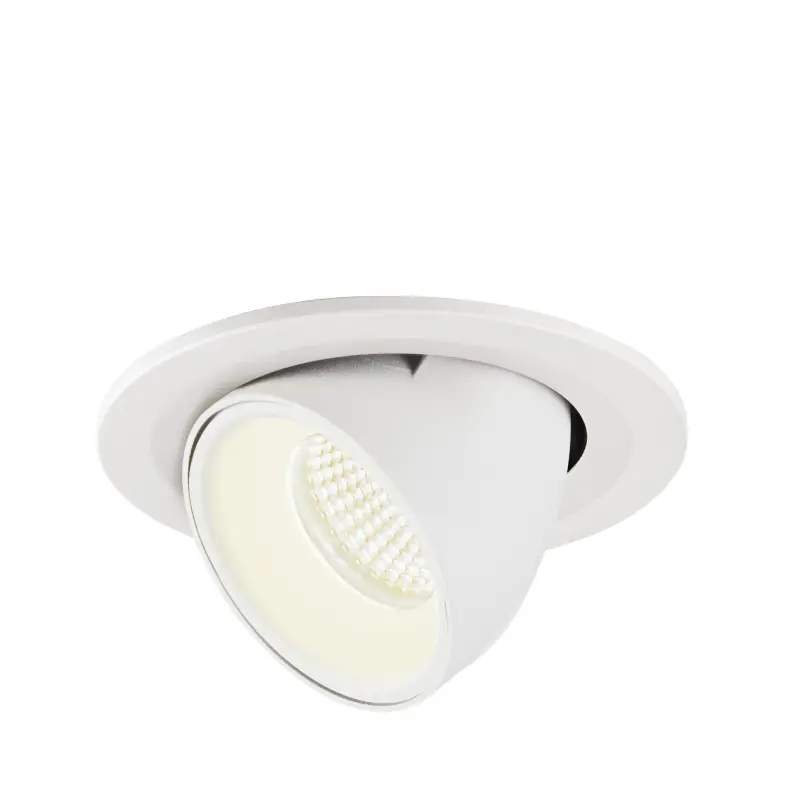 NUMINOS® GIMBLE S, encastré de plafond intérieur, 20 deg , blanc, LED, 8,6W, 4000K