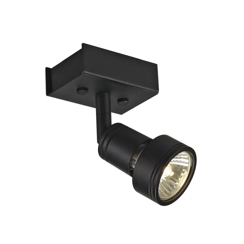 PURI, applique et plafonnier intérieur, simple, noir mat, GU10/QPAR51, 50W max