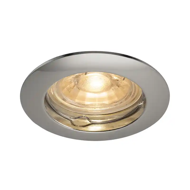 PIKA, encastré de plafond intérieur, rond, fixe, chrome, GU10/QPAR51, 50W max