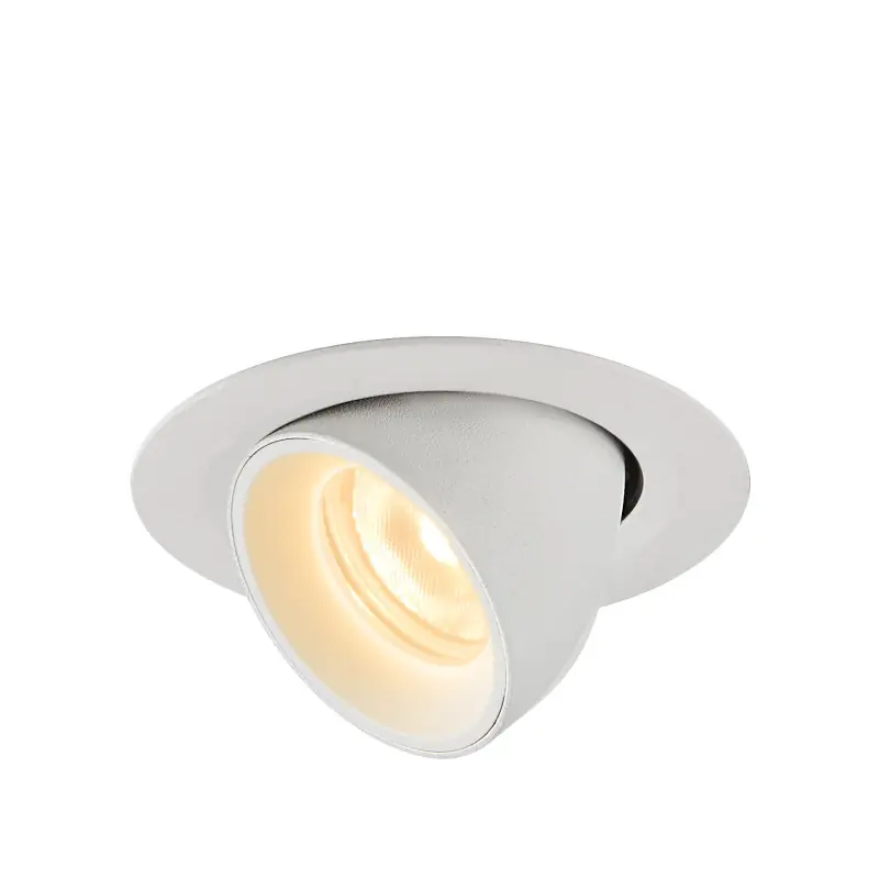 NUMINOS® GIMBLE XS, encastré de plafond intérieur, 40 deg , blanc, LED, 7W, 3000K