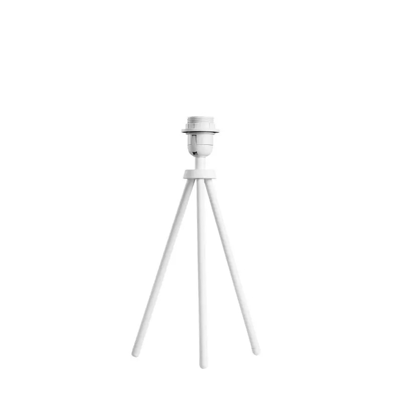 FENDA, lampe à poser intérieure, trépied, blanc, E27, 40W max, sans abat-jour