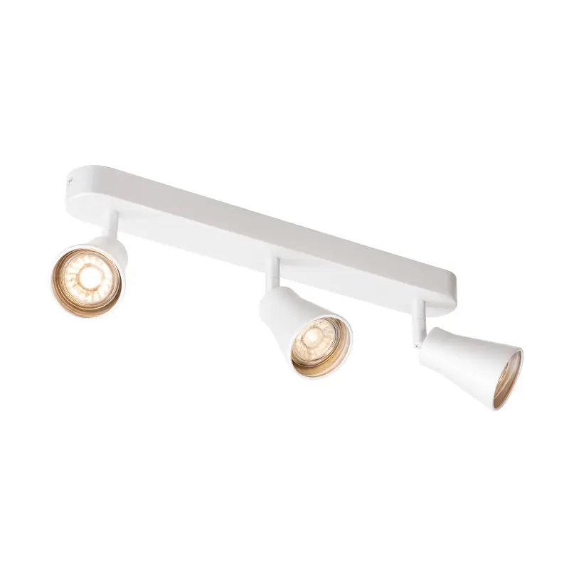 AVO, applique et plafonnier intérieur, triple, blanc, GU10/QPAR51, 3x 50W max
