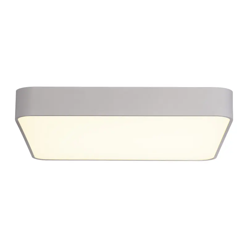 MEDO 60, plafonnier intérieur, carré, gris, LED, 38,4W, 3000K, variable 1-10V