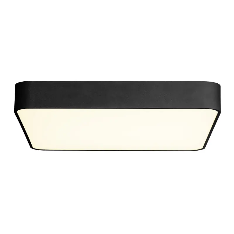 MEDO 60, plafonnier intérieur, carré, noir, LED, 38,4W, 3000K, variable 1-10V