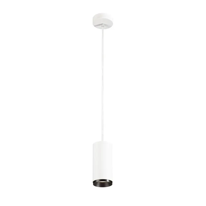 NUMINOS® M, suspension intérieure, 24 deg , blanc/noir, LED, 20W, 4000K, variable