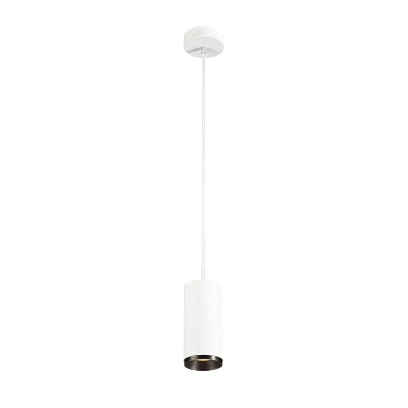 NUMINOS® M, suspension intérieure, 36 deg , blanc/noir, LED, 20W, 3000K, variable