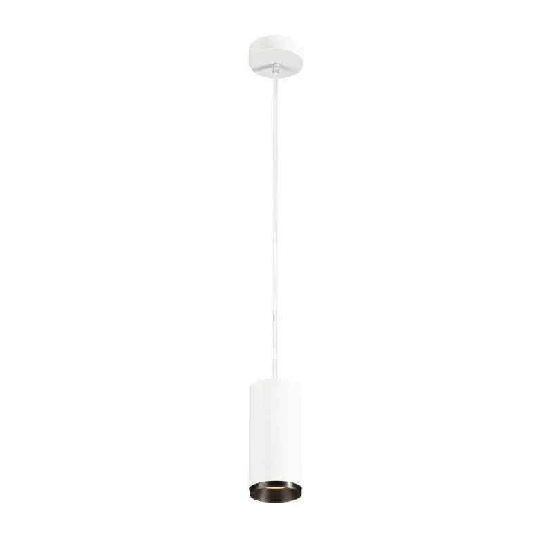 NUMINOS® M, suspension intérieure, 60 deg , blanc/noir, LED, 20W, 2700K, variable
