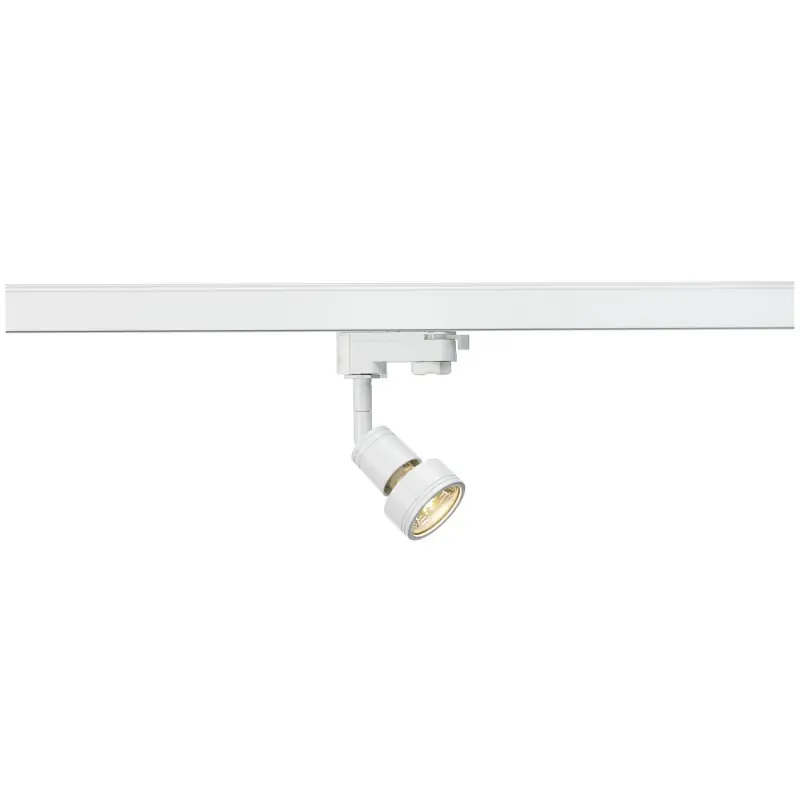 PURI TRACK, spot pour rail 3 allumages intérieur, blanc, GU10/QPAR51, 50W max