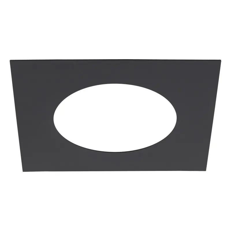 NUMINOS®, bague de réduction carrée, longueur 24 cm, Ø intérieur 15 cm, noir