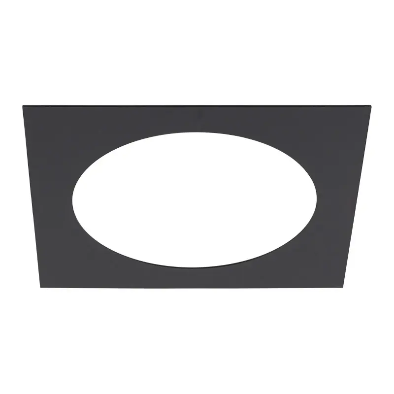 NUMINOS®, bague de réduction carrée, longueur 24 cm, Ø intérieur 18 cm, noir