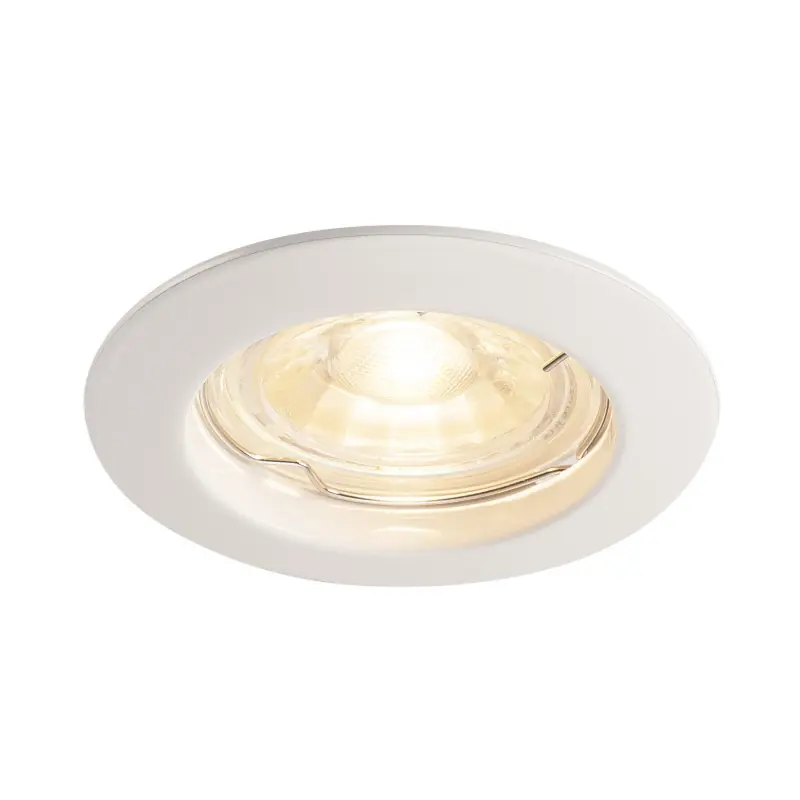 PIKA, encastré de plafond intérieur, rond, fixe, blanc, GU10/QPAR51, 50W max