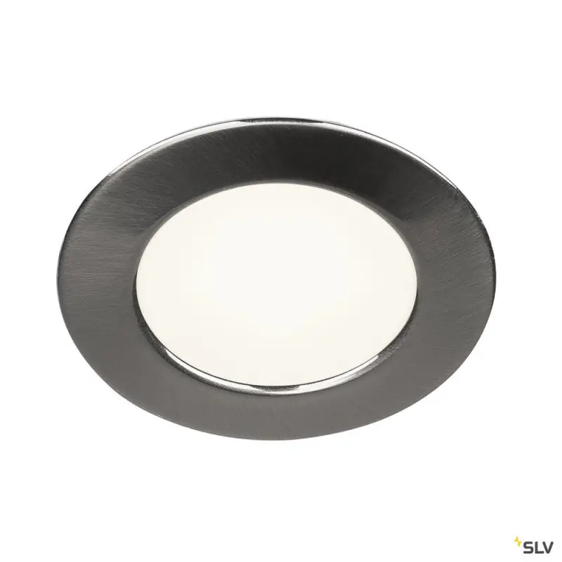 DL 126, encastré de plafond ou mural intérieur, alu brossé, LED, 2,8W, 3000K