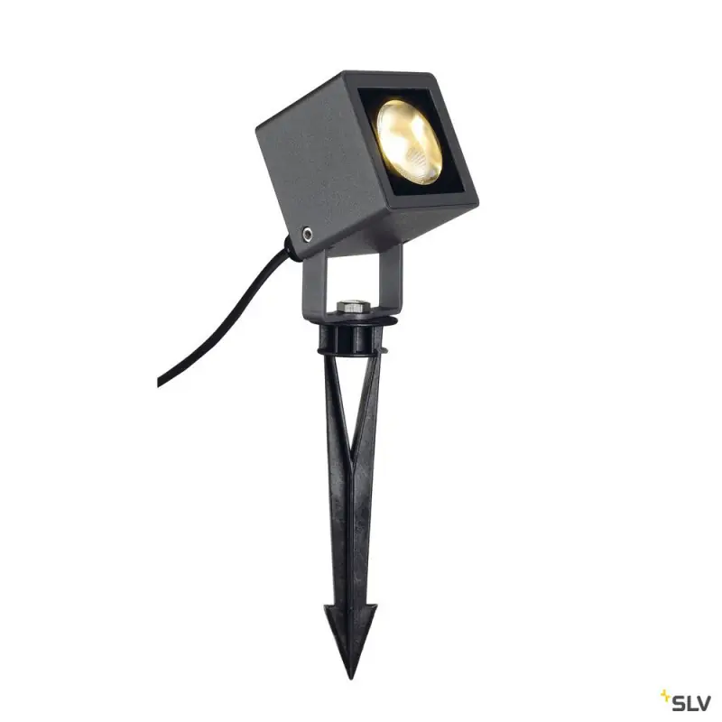 NAUTILUS 10, projecteur extérieur, carré, anthracite, LED, 8,5W, 3000K, IP65