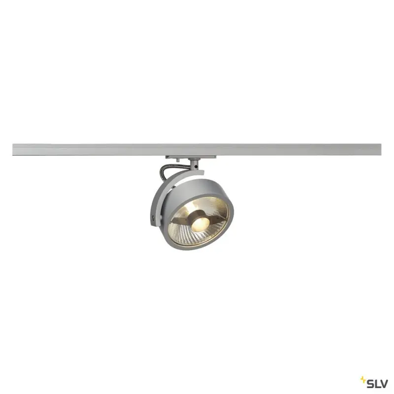 KALU TRACK, spot pour rail 1 allumage intérieur, gris, GU10/QPAR111, 75W max