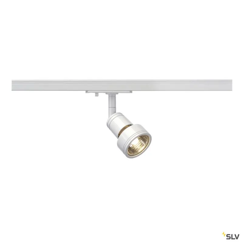 PURI TRACK, spot pour rail 1 allumage intérieur, blanc, GU10/QPAR51, 50W max