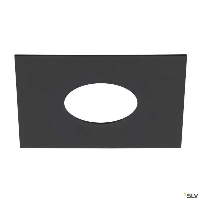 NUMINOS®, bague de réduction carrée, longueur 16 cm, Ø intérieur 7 cm, noir