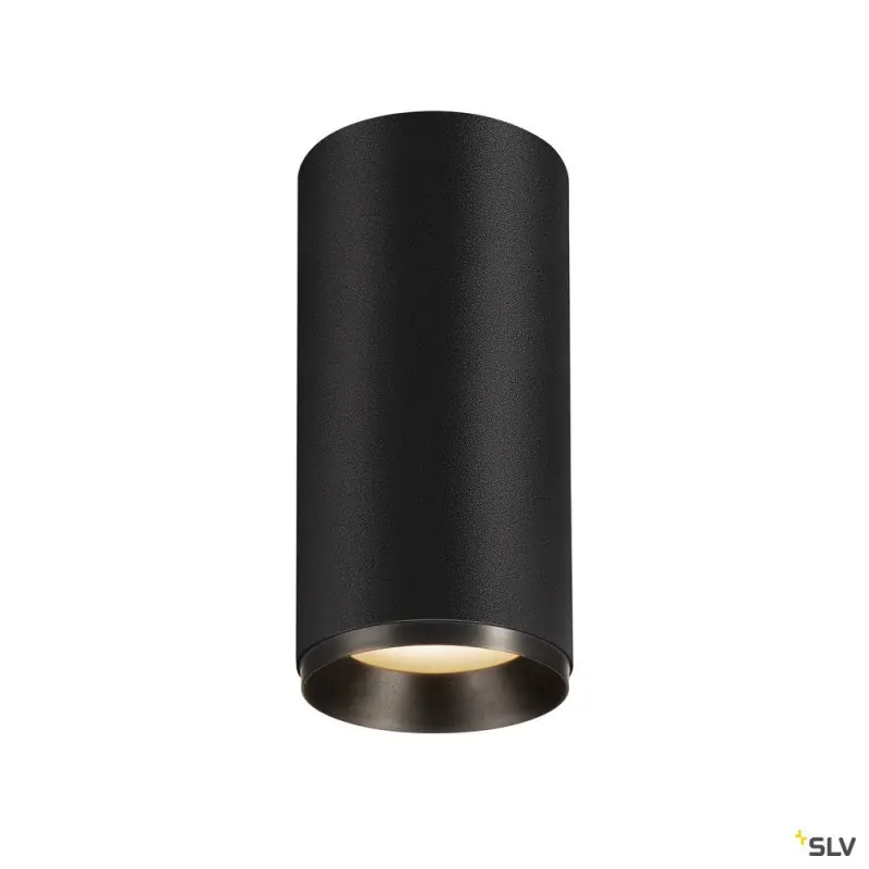 NUMINOS® L, plafonnier intérieur, 24 deg , noir, LED, 28W, 3000K, variable Dali