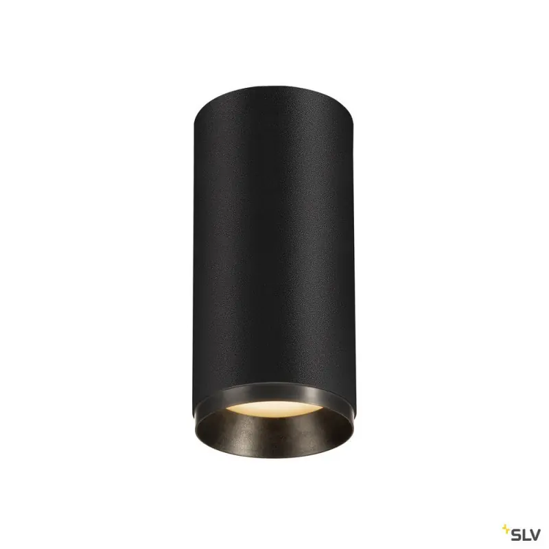 NUMINOS® M, plafonnier intérieur, 60 deg , noir, LED, 20W, 3000K, variable Dali