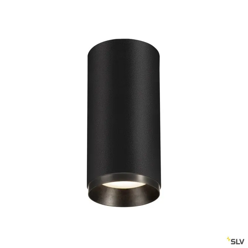 NUMINOS® M, plafonnier intérieur, 60 deg , noir, LED, 20W, 4000K, variable Dali