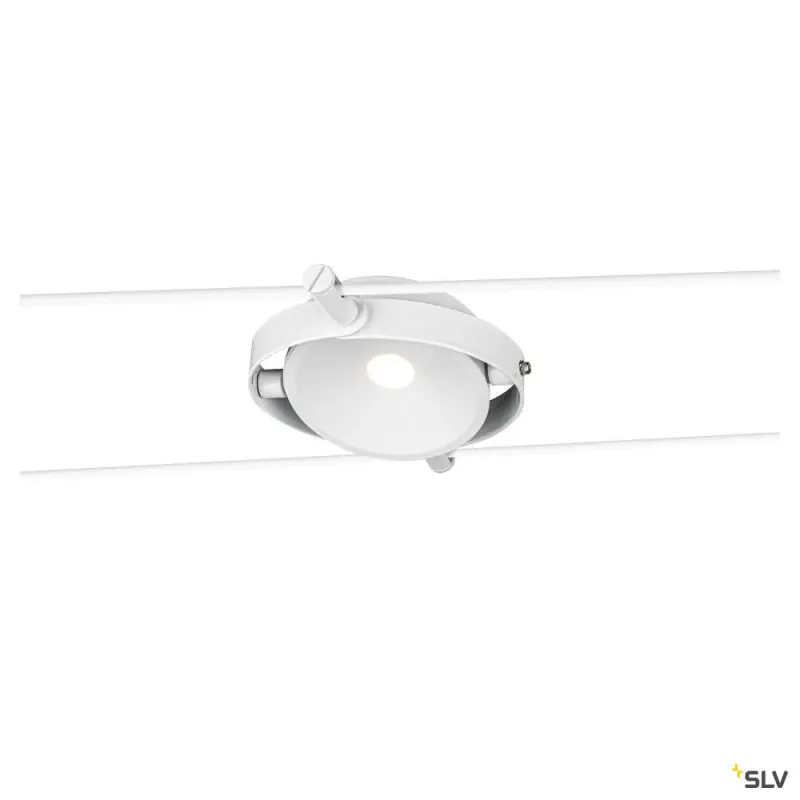 DURNO, spot pour câble tendu T.B.T. TENSEO intérieur, blanc, LED, 6W, 2700K
