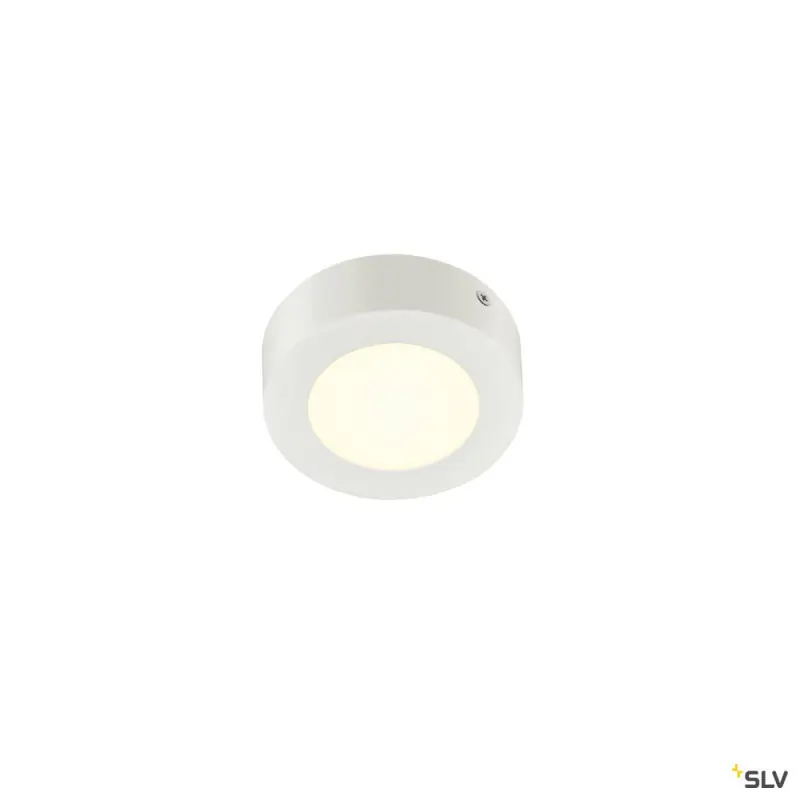 SENSER 12, applique et plafonnier intérieur, rond, blanc, LED, 8,2W, 4000K