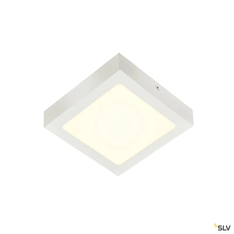 SENSER 18, applique et plafonnier intérieur, carré, blanc, LED, 12W, 4000K