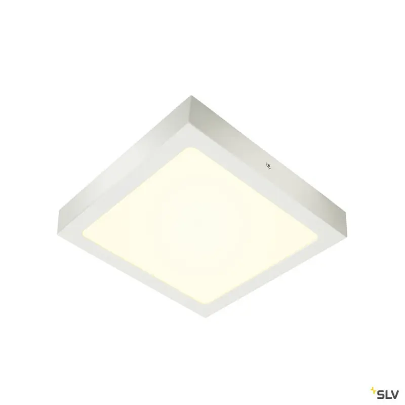 SENSER 24, applique et plafonnier intérieur, carré, blanc, LED, 15W, 4000K