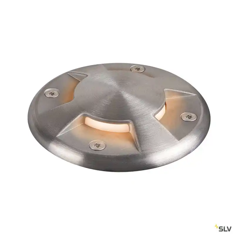 SMALL PLOT, encastré de sol extérieur, cache, 4 fenêtres, inox, inox 316