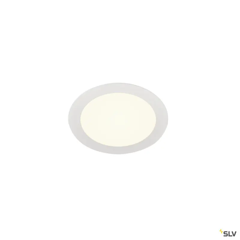 SENSER 18, encastré de plafond intérieur, rond, blanc, LED, 9,7W, 4000K