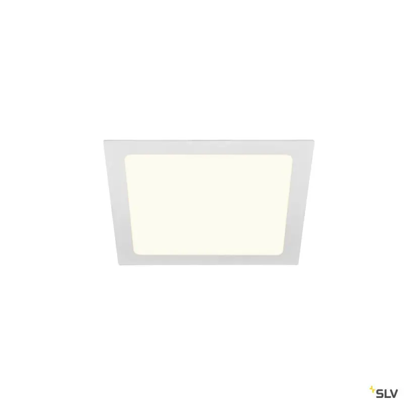 SENSER 24, encastré de plafond intérieur, carré, blanc, LED, 13W, 4000K