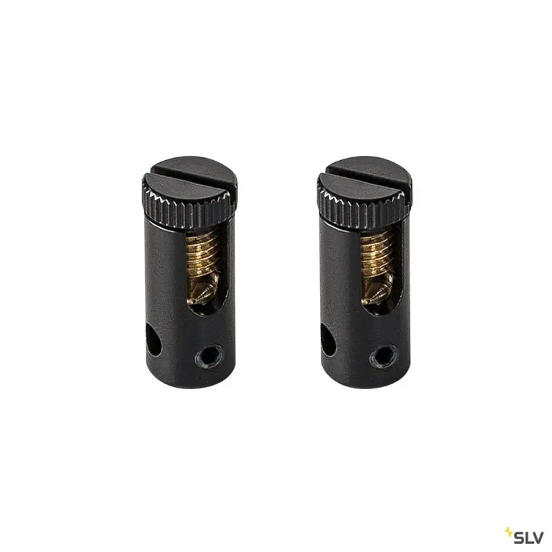 TENSEO, alimentation, intérieur, pour câble tendu T.B.T, noir, 2 pièces