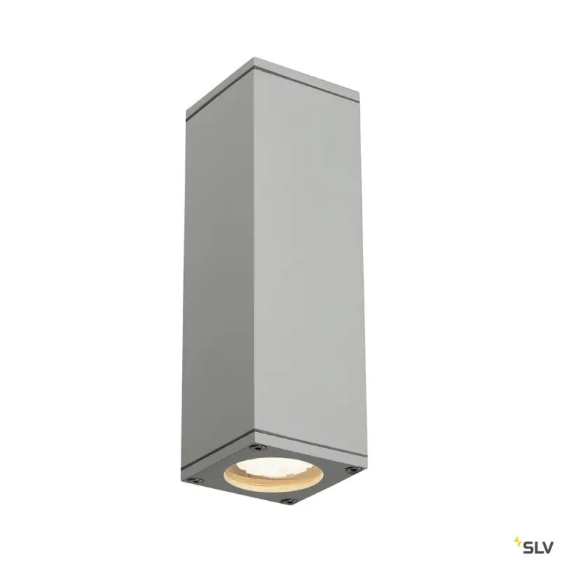 THEO UP/DOWN, applique extérieure, gris, GU10/QPAR51, 2x 35W max, IP44