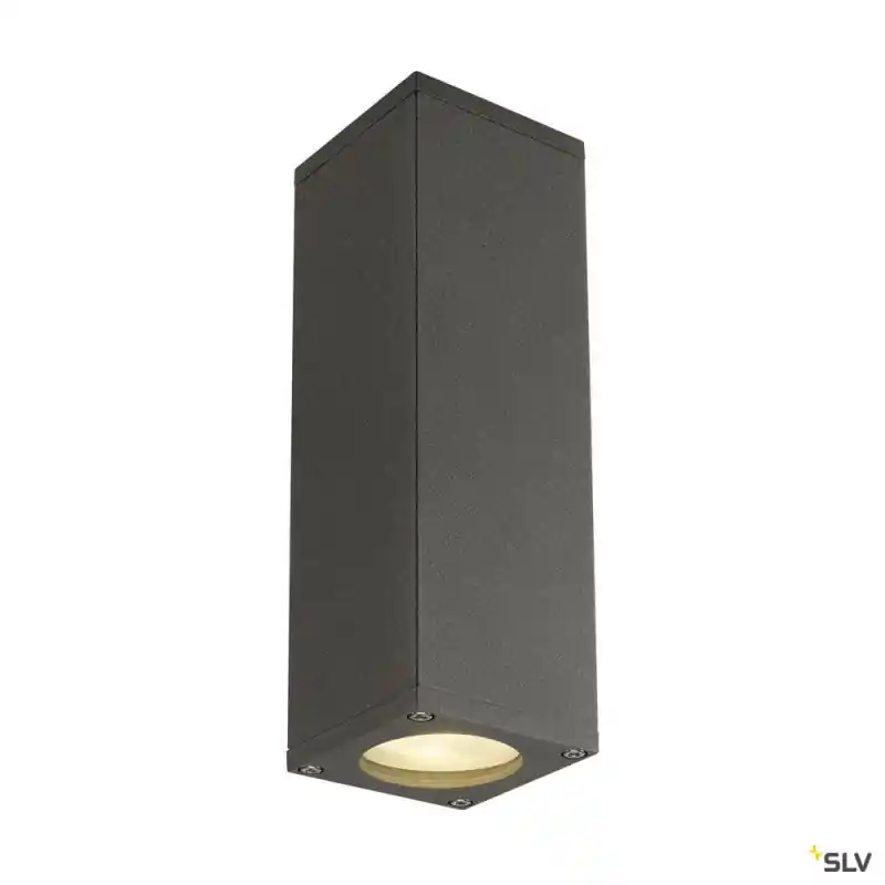 THEO UP/DOWN, applique intérieure, anthracite, GU10/QPAR51, 2x 50W max