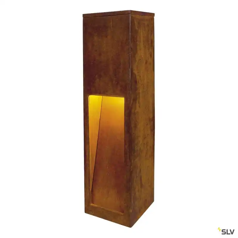 RUSTY® SLOT 50, borne extérieure, fonte rouillée, E27, 11W max, IP44