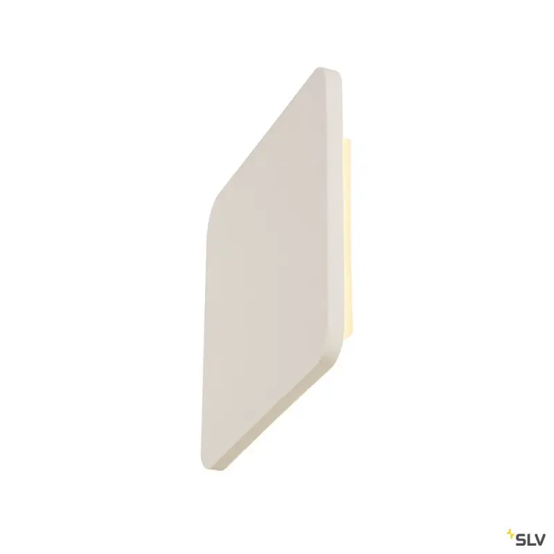 PLASTRA, applique intérieure, carré, blanc, LED, 11W, 3000K, plâtre