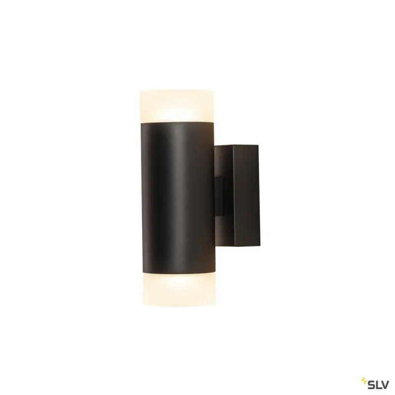 ASTINA UP/DOWN, applique intérieure, noir, GU10/QPAR51, 2x 10W max