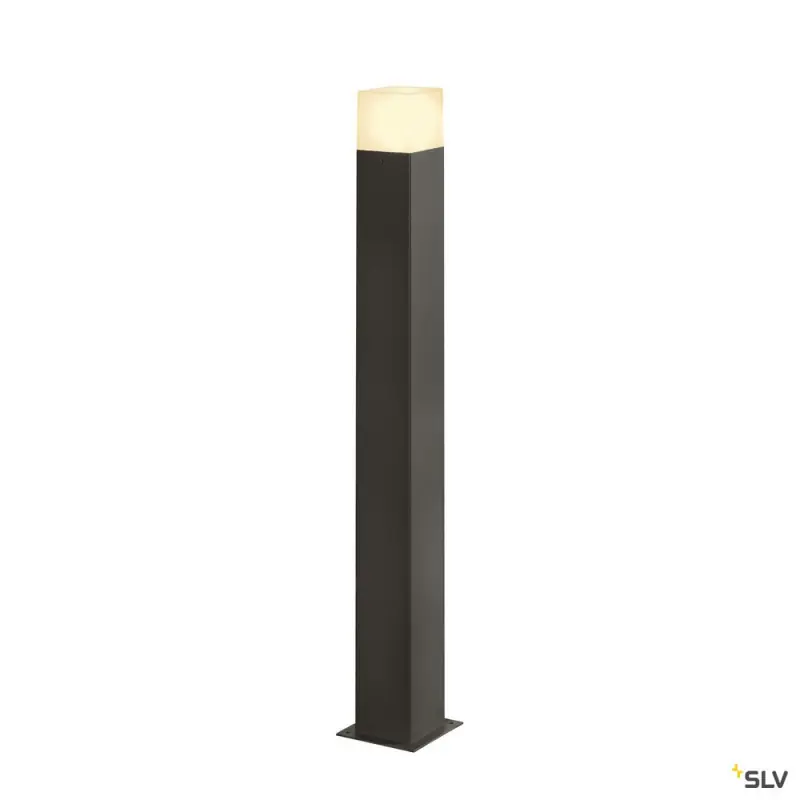 GRAFIT 90, borne extérieure, carré, anthracite, E27, 11W max, IP44