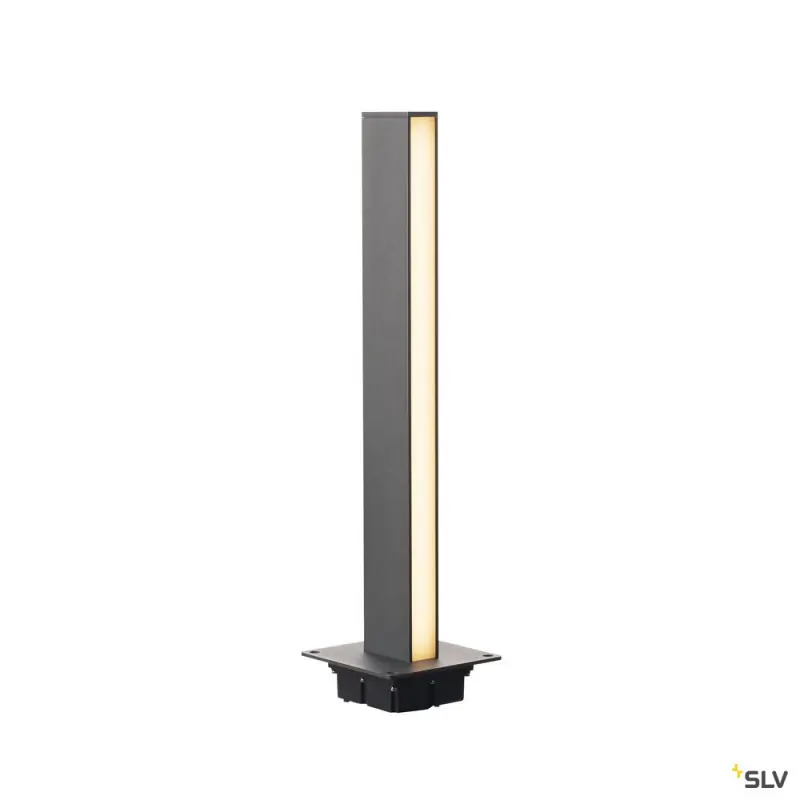 H-POL TWIN 60, borne extérieure, anthracite, LED, 35W, 3000K, IP55