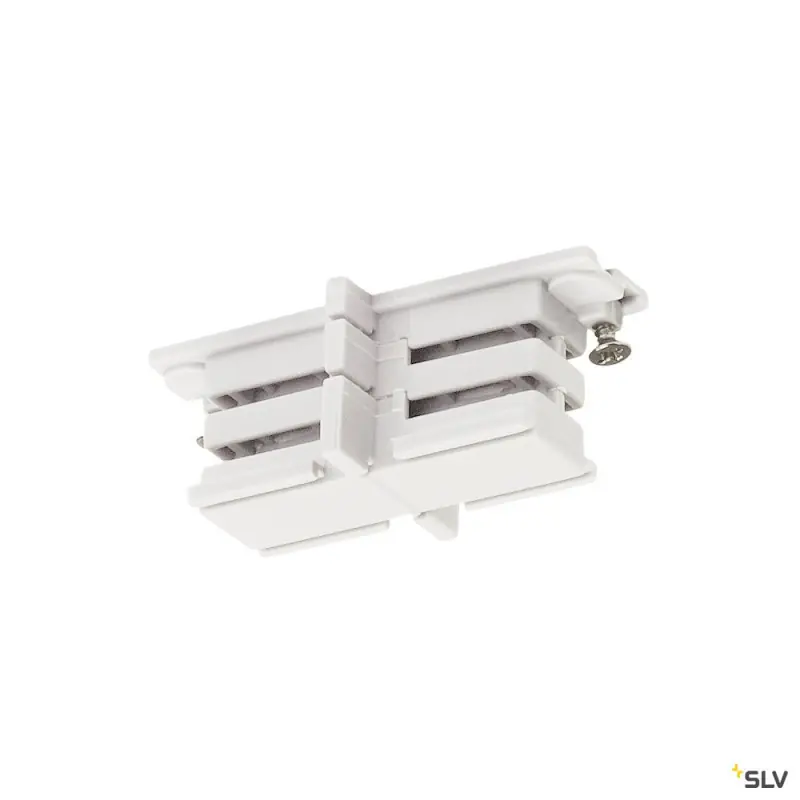 S-TRACK, mini-connecteur, pour rail 3 allumages, intérieur, blanc